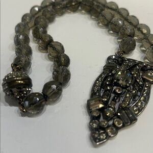 Heidi Daus Crystal Bead Necklace Pendant Swarovski